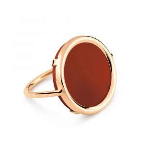 Cordoba Carnelian Disc Ring