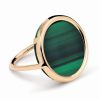 Ever Malachite Disc Ring