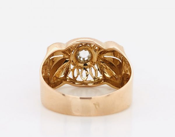 Mesure et art du temps - Ring White Quartz an Rose Gold