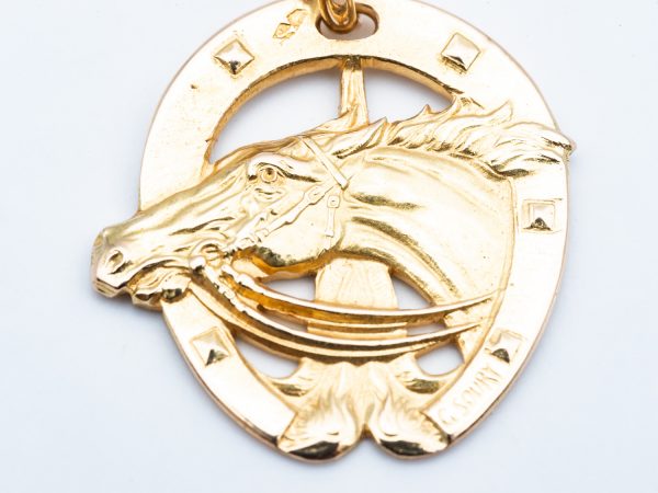 Mesure et art du temps - 18 Karat Yellow Gold Pendant Lucky Charm, Horse