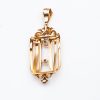 Mesure et art du temps - 18 Karat Rose Gold Pendant with 3 Fine Pearls