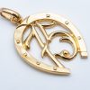 Mesure et art du temps - Yellow Gold Pendant Lucky Charm Horse