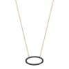 Mesure et art du temps - Skip to the beginning of the images gallery ELLIPSE BLACK DIAMOND NECKLACE Ginette NY