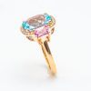 Mesure et art du temps - Mesure et art du temps - 18 Carat Yellow Gold Topaz, Pink Sapphire and Diamond Ring