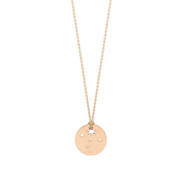Mesure et art du temps Your ginette ny favorites in a mini version. Collect them ! MINIS ON CHAIN features GNY's favorite designs. Perfect to wear in accumulation ! necklace 18 carat pink gold, 43 cm size of the pattern : 9,5 mm