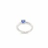 Mesure et art du temps - Solitaire Ring in 18K White Gold with Ceylon Sapphire 0.520 carats Ceylon sapphire mounted on 18k white gold Size 53 FR, M UK, 6.75 US