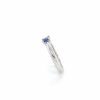 Mesure et art du temps - Solitaire Ring in 18K White Gold with Ceylon Sapphire 0.520 carats Ceylon sapphire mounted on 18k white gold Size 53 FR, M UK, 6.75 US