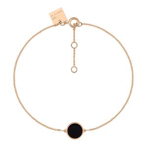 Mini Ever Onyx Disc Bracelet