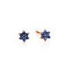 Mini Sapphire Star Studs