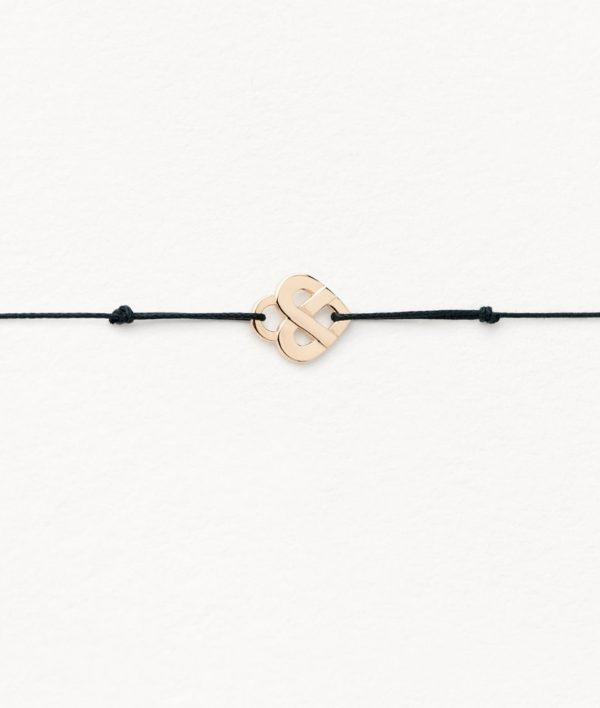 Bracelet Coeur Entrelacé Cordon